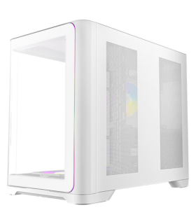 CAJA ANTEC C5 CURVE ARGB ATX BLANCO 3XVENT REV 120 MM 1X120MM 2XUSB SN FUENTE