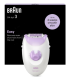 DEPILADORA ELECTRICA BRAUN SILK EPIL 3 SE3 000 RODILLO MASAJE LUZ SMARTLIGHT