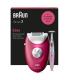 DEPILADORA ELECTRICA BRAUN SILK EPIL 3 SE3 202 RODILLO MASAJE LUZ SMARTLIGHT