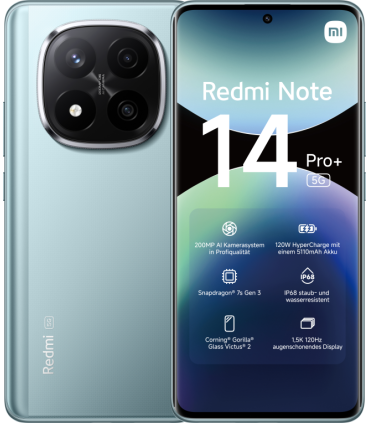SMARTPHONE XIAOMI REDMI NOTE 14 PRO 5G 667 8GB 256GB FROST BLUE