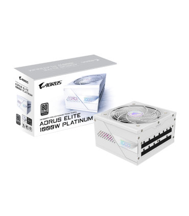 FUENTE ALIMENTACION GIGABYTE MODULAR AORUS ELITE P1000W ICE ATX BLANCO