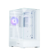 CAJA ZALMAN P40 PRISM ATX 3 XVENT 120MM ARGB 2XUSB 30 BLANCO S N FUENTE
