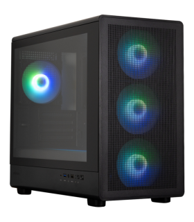 CAJA ZALMAN M5 MATX 4 X VENT 120MM ARGB 2XUSB 30 NEGRO S N FUENTE