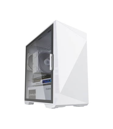 CAJA ZALMAN Z1 ICEBERG MICRO ATX 3XVENT 120MM 2XUSB 30 BLANCO S N FUENTE