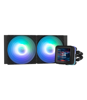 REFRIGERACION LIQUIDA CPU ZALMAN ALPHA2 DS A24 ARGB 240MM NEGRO