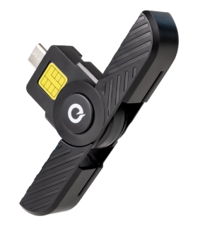 LECTOR TARJETAS TOOQ DNIE USB C 20 NEGRO