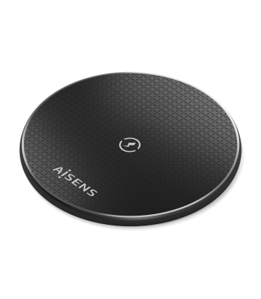 CARGADOR AISENS INALAMBRICO USB C 15W PARA MOVIL NEGRO