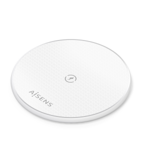 CARGADOR AISENS INALAMBRICO USB C 15W PARA MOVIL BLANCO