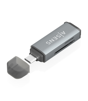 LECTOR TARJETAS AISENS SD MICRO SD MMC RS MMC MMC MICRO USBC GRIS