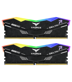 DDR5 TEAMGROUP T FORCE DELTA RGB 16GB X2 6000 NEGRO CL30 39 39 76 14V