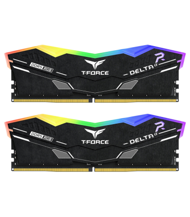 DDR5 TEAMGROUP T FORCE DELTA RGB 16GB X2 6000 NEGRO CL30 39 39 76 14V