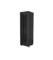 ARMARIO LANBERG RACK 19" 42U 600X600 FLAT PACK V2 PUERTA MESH CON LCD NEGRO