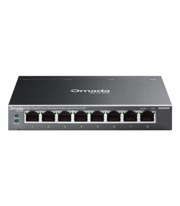 SWITCH OMADA TP LINK ES208GP 8 PORT GIGABIT EASY MANAGED WITH 8 PORT POE