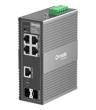 SWITCH INDUSTRIAL GIGABIT OMADA DE 6 PUERTOS EASY MANAGED IES206G