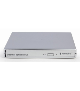 UNIDAD DE DVD USB EXTERNA GEMBIRD PLATA