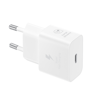 CARGADOR SAMSUNG USB C 25W GAN WHITE SIN CABLE