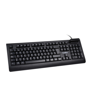 TECLADO COOLBOX LECTOR DNIe 40 USB NEGRO