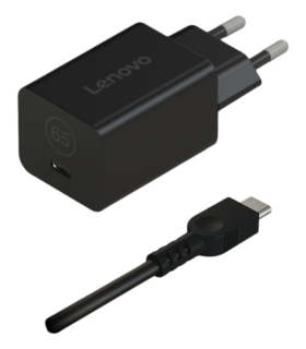 CARGADOR ADAPTADOR LENOVO TIPO C 65W NEGRO