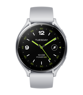 SMARTWATCH XIAOMI WATCH 2 4G SILVER CASE WITH GRAY TPU STRAP