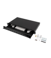 Patch Panel Lanberg 1U 19" Fibra Optica 12 Pts Sc Simplex o 12 Lc Duplex BK+ACC