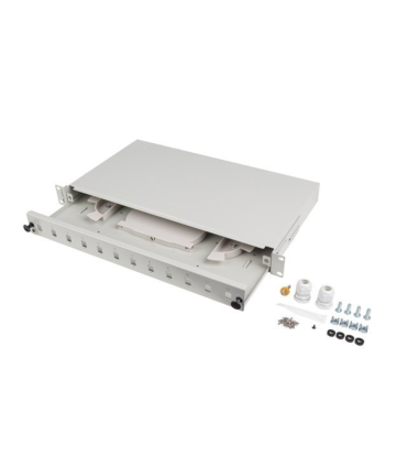 PATCH PANEL LANBERG 1U 19 FIBRA OPTICA 12 PTS SC SIMPLEX O 12 LC DUPLEX GRACC