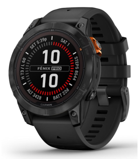 SMARTWATCH GARMIN FENIX 7 PRO SOLAR GLASS SLTGRYSS W BLK BND