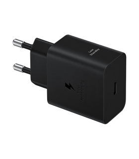 CARGADOR SAMSUNG USB C 45W NEGRO SIN CABLE EP T4511NBEGEU