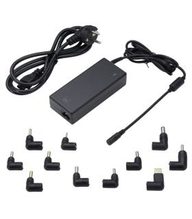 EWENT CARGADOR AUTOMATICO UNIVERSAL NOTEBOOK 90W CON 11 PUNTAS