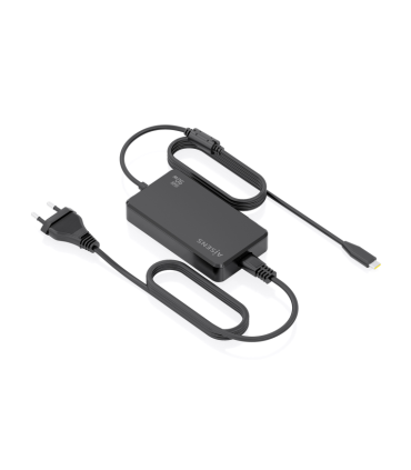 CARGADOR AISENS SOBREMESA GAN 90W PD30 1XUSB C 18M NEGRO