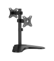 SOPORTE AISENS MESA ECO INCLINABLE ROTABLE 2 MONITORES/POS 8KG 17-32 NEGRO