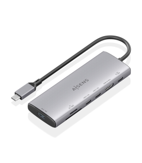 USB C DOCK AISENS 7 EN 1 HDMI USB 10G 2XUSB C 10G SD MICRO SD PD 100W