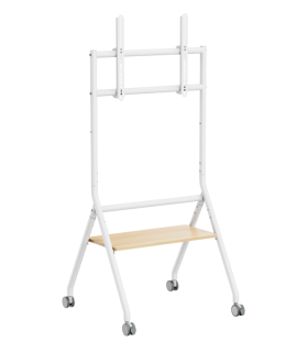 EWENT SOPORTE DE SUELO PARA TV DE 37 A 86 ALTURA AJUSTABLE BLANC