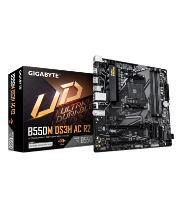 PLACA BASE GIGABYTE B550M DS3H AC R2 AM4 MATX 4XDDR4