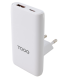 CARGADOR TOOQ PARED GAN USB C PDUSB A QC 65W BLANCO