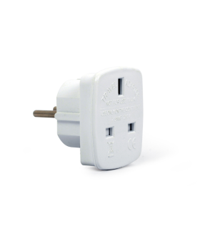 ADAPTADOR ALIMENTACION GEMBIRD CA PARA UK A SCHUKO UE 75A