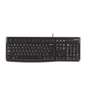 TECLADO LOGITECH K120 EN INGLES USB NEGRO