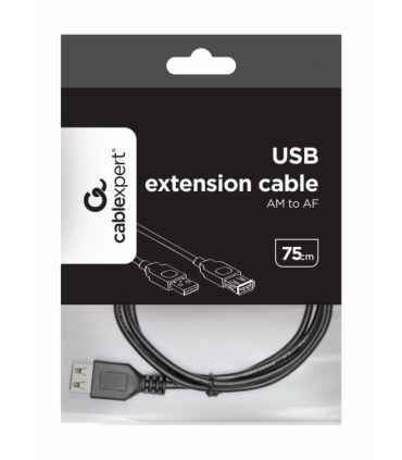 CABLE USB GEMBIRD DE EXTENSION MACHO HEMBRA 075M