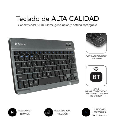 FUNDA CON TECLADO KEYTAB PRO BT SAMSUNG GALAXY TAB A9 11