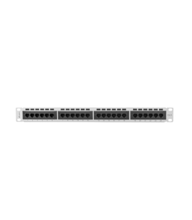 PATCH PANEL LANBERG CAT6 UTP 24 PUERTOS 1U RACK 19 GRIS