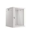 ARMARIO LANBERG MURAL RACK 19" 15U 600X600 FLAT PACK GRIS PUERTA CRISTAL