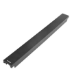 PANEL CIEGO LANBERG 1U 19" EN PLASTICO RETARDANTE AL FUEGO NEGRO