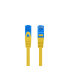 CABLE RED LANBERG CAT6A S FTP LSZH CCA 10M AMARILLO FLUKE PASSED