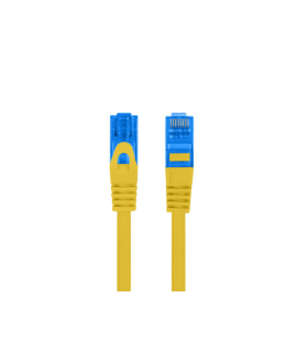 CABLE RED LANBERG CAT6A S FTP LSZH CCA 10M AMARILLO FLUKE PASSED