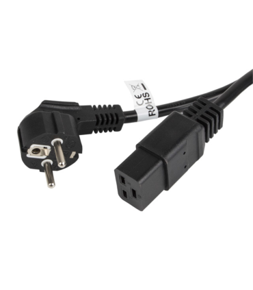 CABLE LANBERG ALIMENTACION CEE 7 7 A IEC 320 C19 18M 16A VDE NEGRO