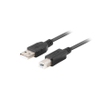 CABLE LANBERG IMPRESORA USB-A MACHO-USB-B MACHO 2.0 1M CON FERRITA CAJA RETAIL