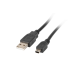 CABLE USB LANBERG 20 MACHO MINI A USB A MACHO 03M CANON NEGRO