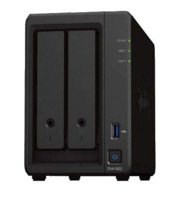 DEEP LEARNING SYNOLOGY NVR DVA1622 STANDALONE NVR 16 CANALES