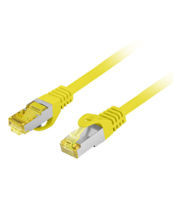 CABLE RED LANBERG LATIGUILLO CAT6A S FTP LSZH CU 05M AMARILLO FLUKE PASSED