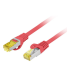 CABLE RED LANBERG LATIGUILLO CAT6A S FTP LSZH CU 15M ROJO FLUKE PASSED