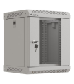 ARMARIO LANBERG MURAL RACK 10" 6U/300X300 FLAT PACK GRIS PUERTA CRISTAL